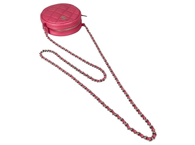 Borsa a Spalla Mini Matelassé Chanel Rosa - vista 5