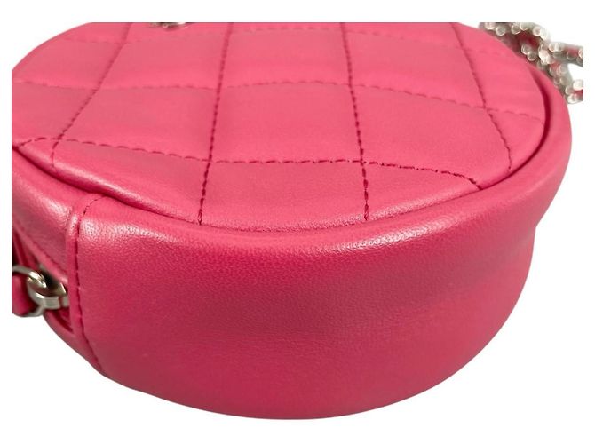 Borsa a Spalla Mini Matelassé Chanel Rosa - vista 7
