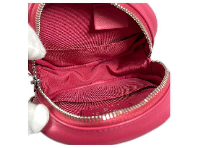 Borsa a Spalla Mini Matelassé Chanel Rosa - vista 9