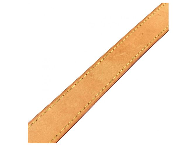 Cinghia a spalla in pelle naturale Louis Vuitton Beige - vista 2