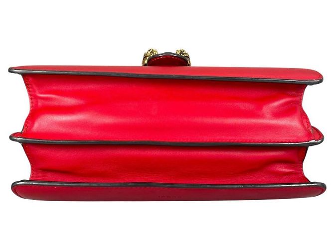 Borsa a mano/spalla in pelle di bambù Gucci Dionysus Rosso - vista 5