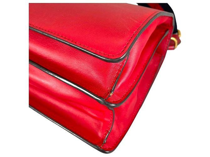 Borsa a mano/spalla in pelle di bambù Gucci Dionysus Rosso - vista 9