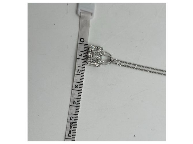 Constance Collar Hermès de oro blanco y diamantes - vista 11