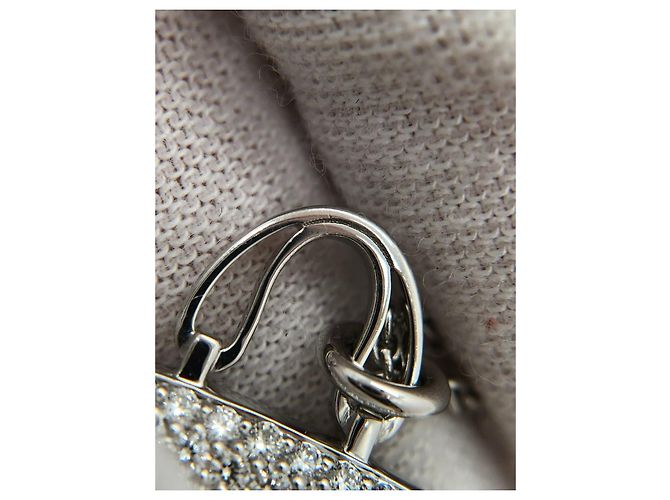 Constance Collar Hermès de oro blanco y diamantes - vista 17