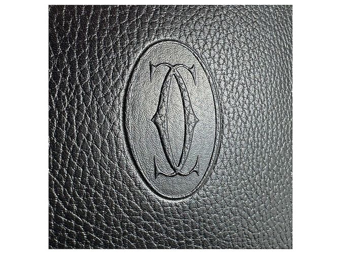 Borsa a spalla in pelle Cartier Nero - vista 11