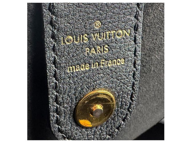 Borsa a Spalla in Pelle Lockmeet di Louis Vuitton Nero - vista 12