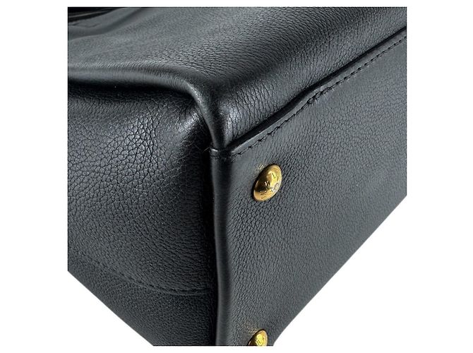 Borsa a Spalla in Pelle Lockmeet di Louis Vuitton Nero - vista 8