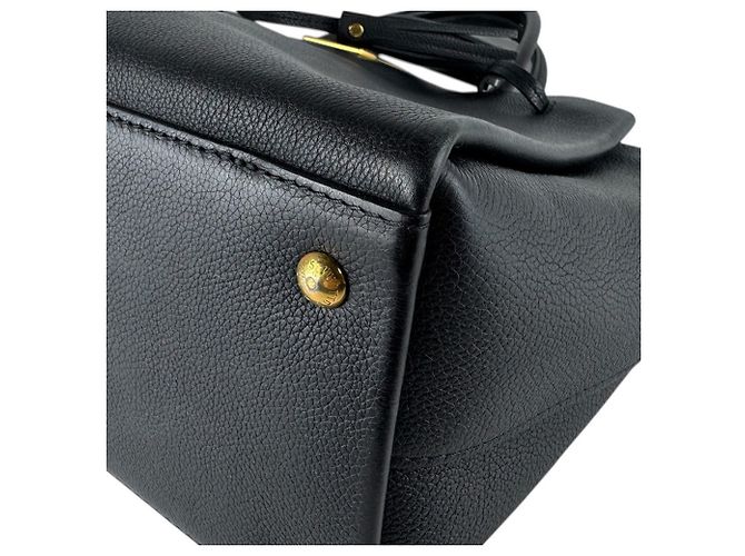 Borsa a Spalla in Pelle Lockmeet di Louis Vuitton Nero - vista 9