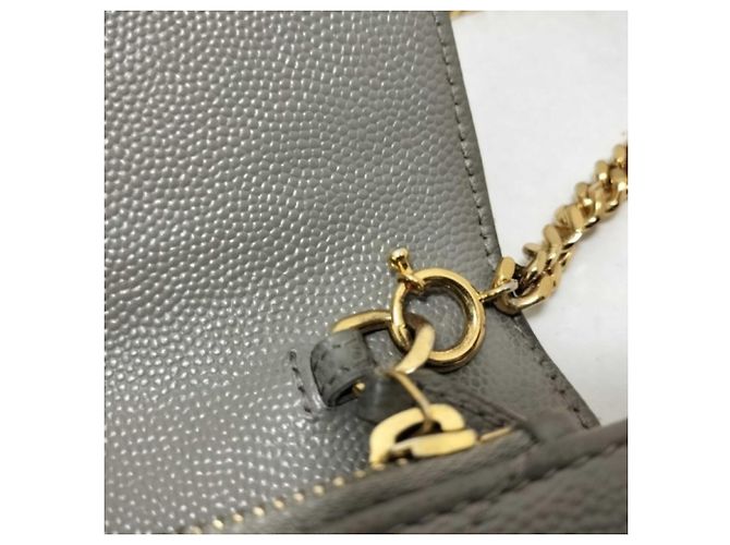 Portafoglio a catena Cassandra Yves Saint Laurent Marrone - vista 5