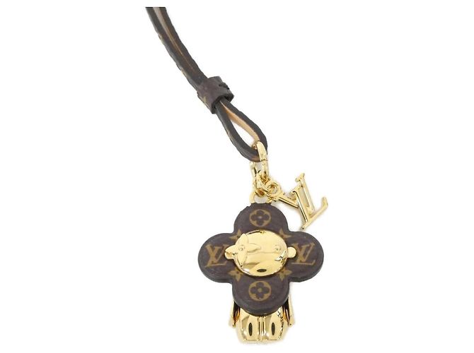 Charm Accessorio Monogram Louis Vuitton Mini Vivienne Marrone - vista 2