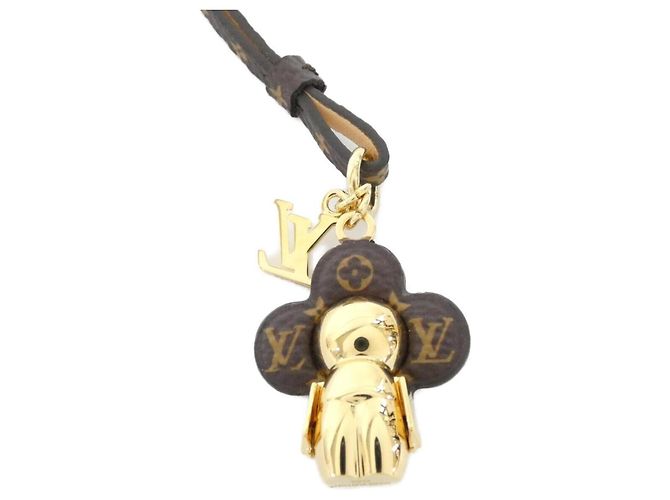 Charm Accessorio Monogram Louis Vuitton Mini Vivienne Marrone - vista 3