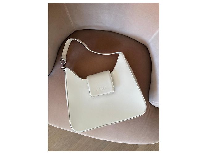Borsa a mano Lancel in pelle bianca Bianco - vista 2