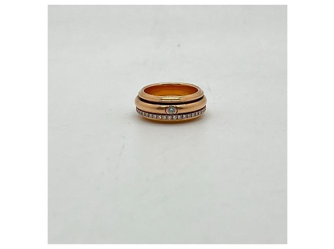Anello Piaget in oro rosa e diamanti Giallo - vista 5