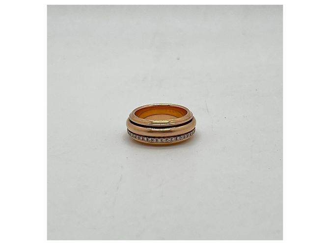Anello Piaget in oro rosa e diamanti Giallo - vista 7