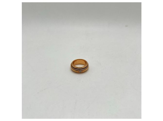 Anello Piaget in oro rosa e diamanti Giallo - vista 9