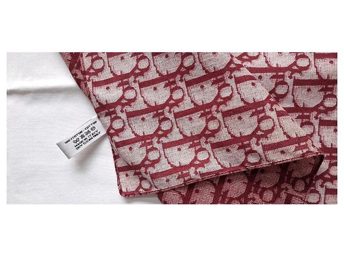 Mai indossato - Dior oblique Trotteur 2 Bordò Bianco sporco - vista 11
