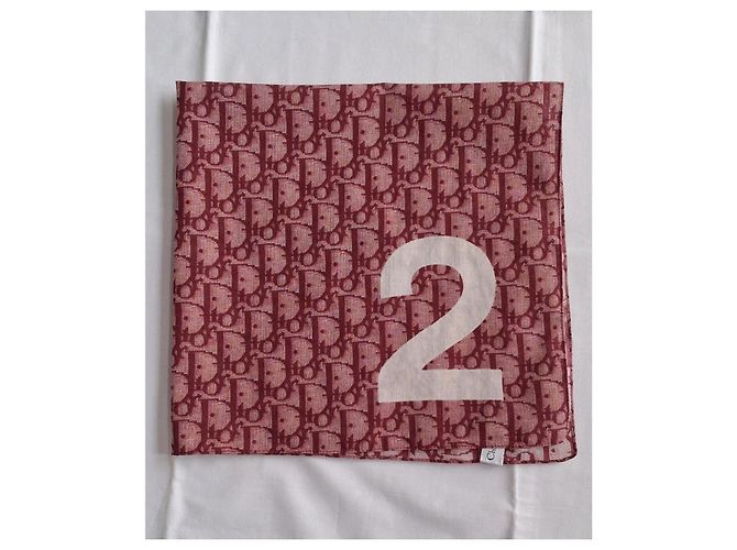 Mai indossato - Dior oblique Trotteur 2 Bordò Bianco sporco - vista 13
