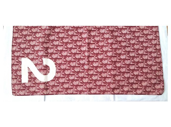 Mai indossato - Dior oblique Trotteur 2 Bordò Bianco sporco - vista 6