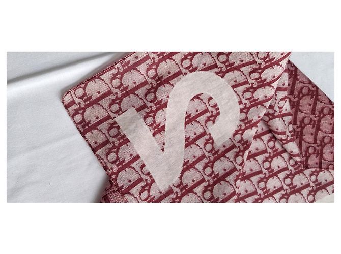 Mai indossato - Dior oblique Trotteur 2 Bordò Bianco sporco - vista 9
