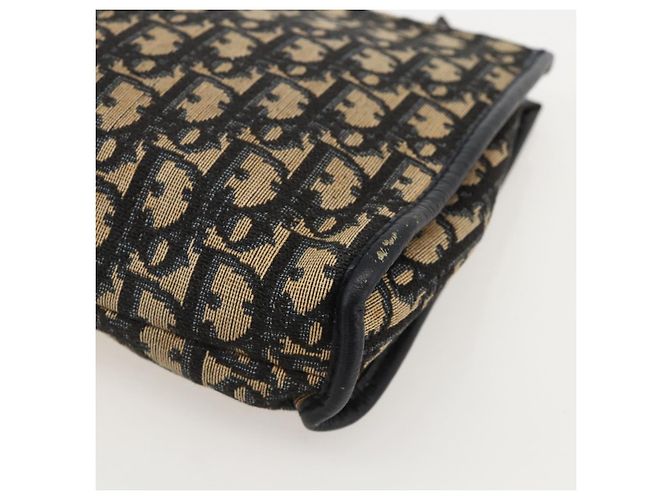 Borsa Clutch in Tela Trotter Christian Dior Navy Auth 175154 - vista 15