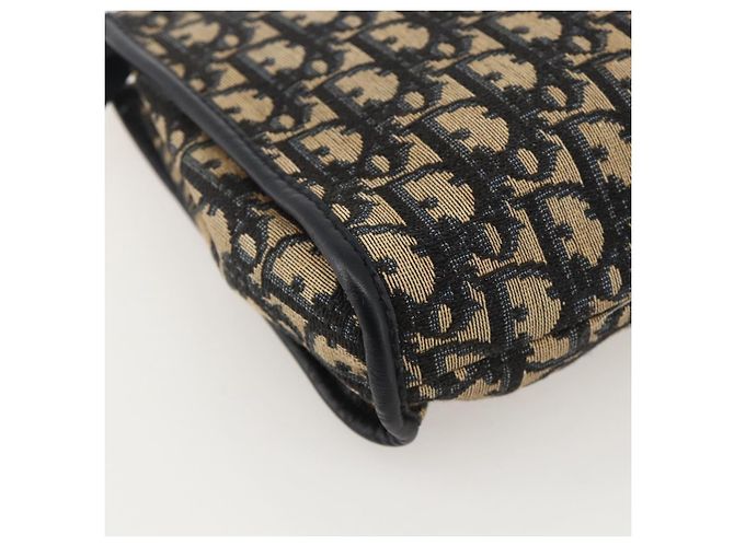 Borsa Clutch in Tela Trotter Christian Dior Navy Auth 175154 - vista 16