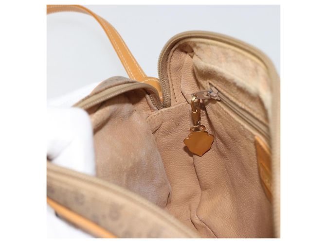 Gucci Borsa a Spalla Micro GG Supreme PVC Beige Oro 007 113 1943 Auth 175727 D'oro - vista 20