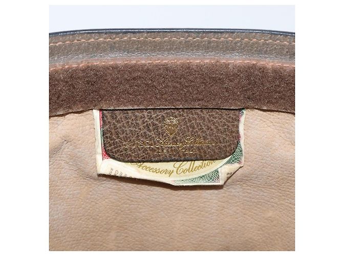 GUCCI GG Supreme Web Sherry Line Clutch Bag PVC Beige 89 01 002 Auth ti3823 - vista 9