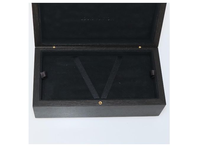 Louis Vuitton Stiftetui Set Metall Holz Braun LV Auth bs34322 - Ansicht 22