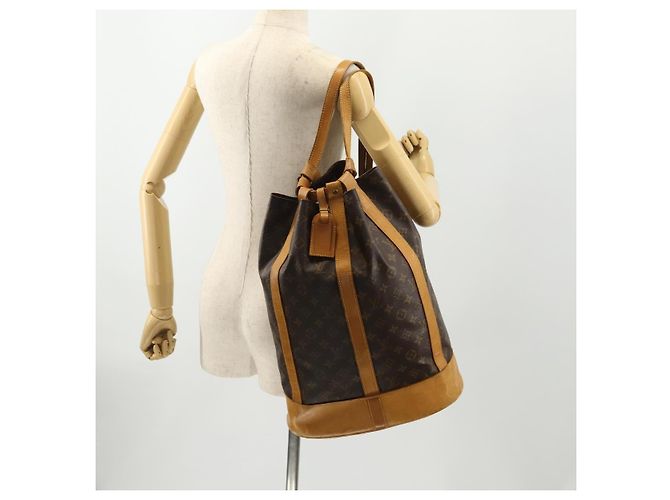 LOUIS VUITTON Borsa a Spalla Monogram Randonnee GM M42244 LV Auth 164592 Monogramma - vista 23