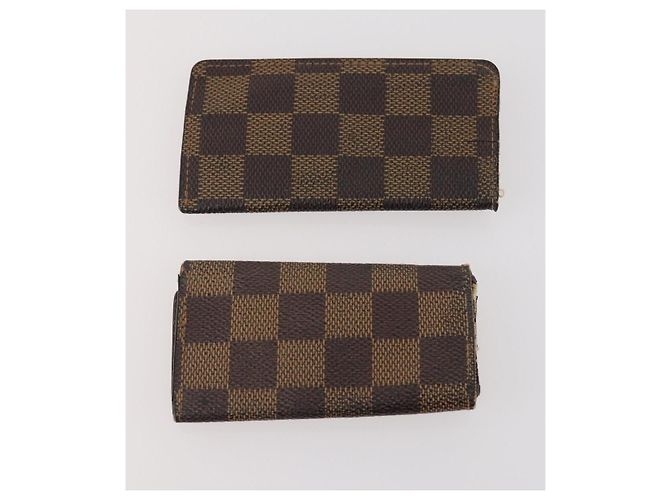 LOUIS VUITTON Damier Ebene Key Case 6 Set LV Auth bs34352 - view 11