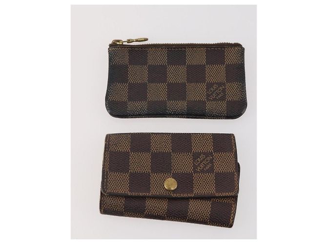 LOUIS VUITTON Damier Ebene Key Case 6 Set LV Auth bs34352 - view 6