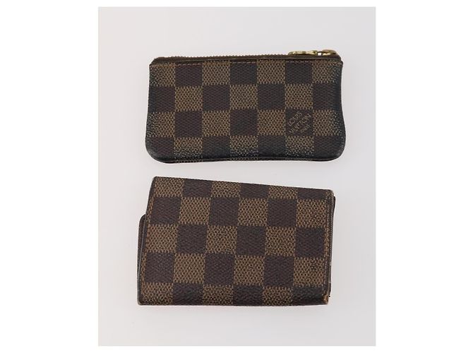 LOUIS VUITTON Damier Ebene Key Case 6 Set LV Auth bs34352 - view 7