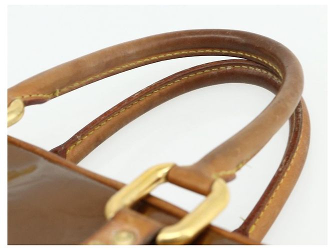 LOUIS VUITTON Borsa a Mano Monogram Vernis Van Damme Bronzo M91125 LV Auth ti3865 - vista 14