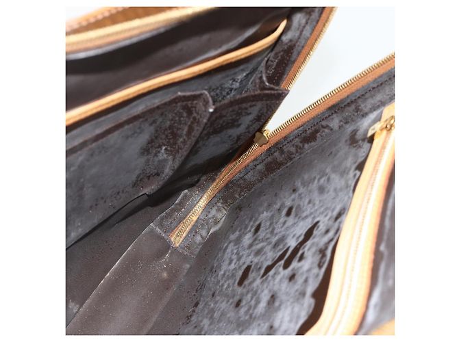 LOUIS VUITTON Borsa a Mano Monogram Vernis Van Damme Bronzo M91125 LV Auth ti3865 - vista 20