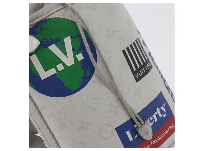LOUIS VUITTON Borsa a Spalla Monogram Bianco Gesso M44629 LV Auth ka4023 Monogramma - vista 10