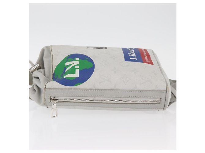 LOUIS VUITTON Borsa a Spalla Monogram Bianco Gesso M44629 LV Auth ka4023 Monogramma - vista 4