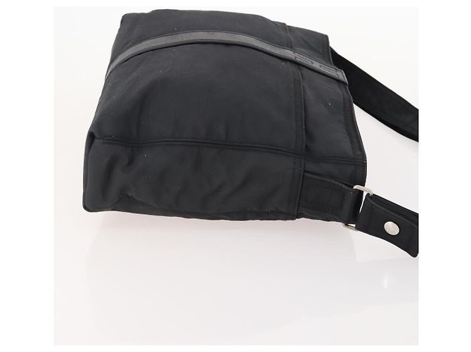Hermès HERMES Borsa a Spalla Acapulco Basas MM Nylon Nero Auth BAZ192 - vista 3
