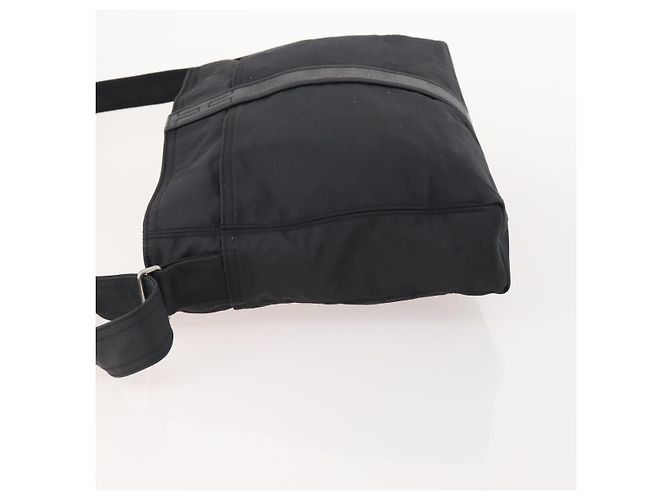 Hermès HERMES Borsa a Spalla Acapulco Basas MM Nylon Nero Auth BAZ192 - vista 4