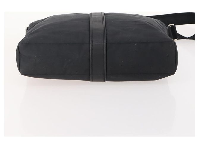 Hermès HERMES Borsa a Spalla Acapulco Basas MM Nylon Nero Auth BAZ192 - vista 5