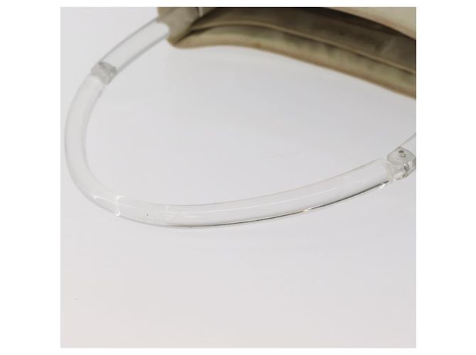 PRADA Borsa a mano in nylon avorio argento autentica 175398 Crudo - vista 7