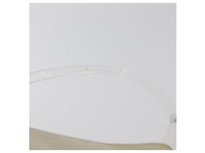 PRADA Borsa a mano in nylon avorio argento autentica 175398 Crudo - vista 8