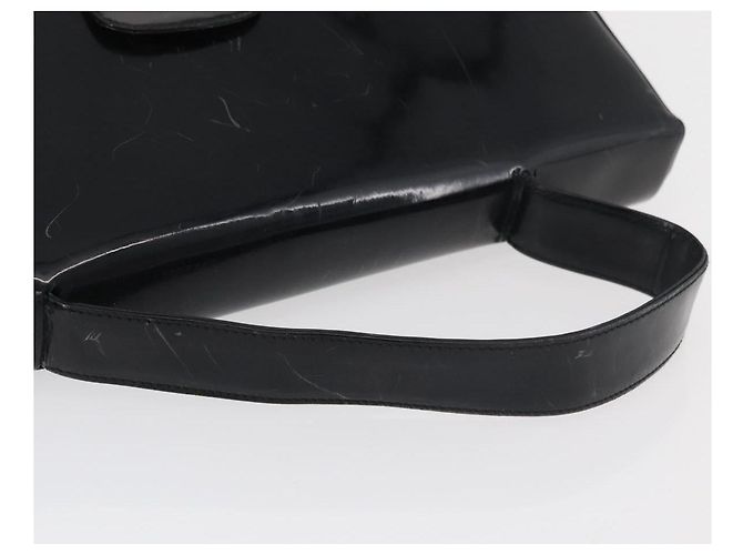 Borsa da lavoro PRADA in nylon nero argento Auth ti3827 - vista 7