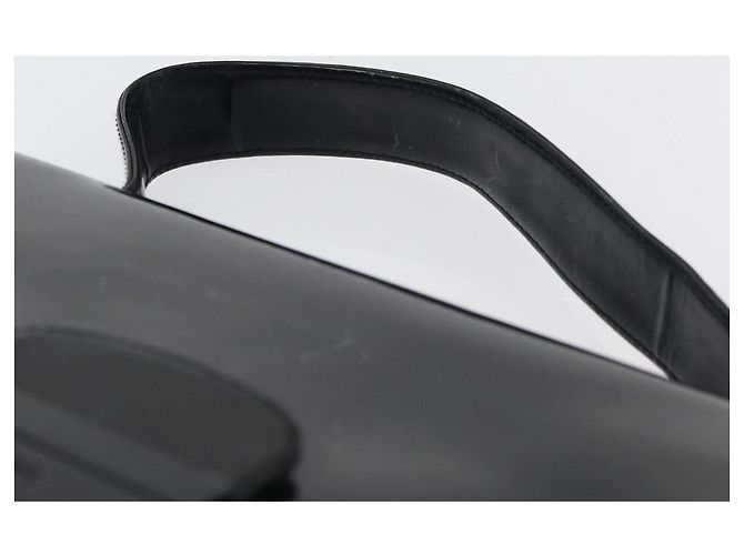 Borsa da lavoro PRADA in nylon nero argento Auth ti3827 - vista 8