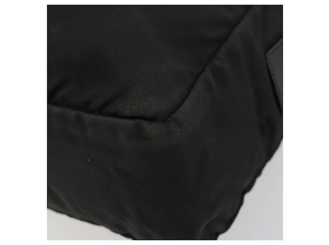 PRADA Schultertasche aus schwarzem Nylon mit Silber authentisch ka4043 - Ansicht 14