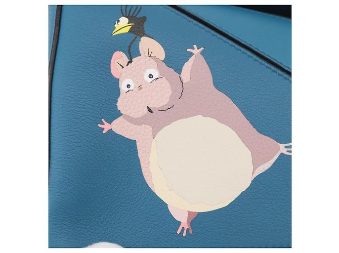LOEWE - Ghibli La Città Incantata Puzzle Piccolo Flybird & Topo Boh Blu Auth 167233SM D'oro Blu chiaro - vista 20