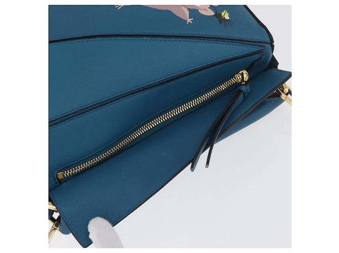 LOEWE - Ghibli La Città Incantata Puzzle Piccolo Flybird & Topo Boh Blu Auth 167233SM D'oro Blu chiaro - vista 7