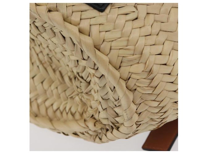 LOEWE - Cesto Ghibli Il Mio Vicino Totoro Soot Sprites Borsa Raffia Auth 158614M Beige - vista 14