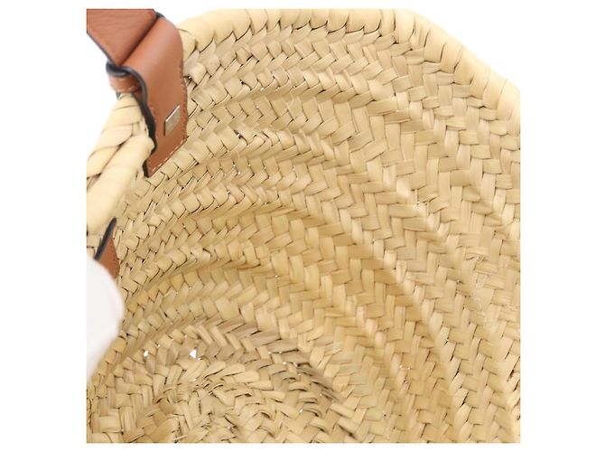 LOEWE - Cesto Ghibli Il Mio Vicino Totoro Soot Sprites Borsa Raffia Auth 158614M Beige - vista 19