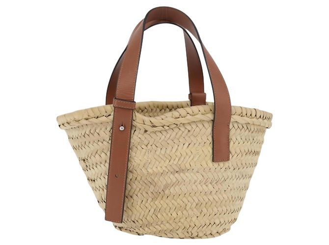 LOEWE - Cesto Ghibli Il Mio Vicino Totoro Soot Sprites Borsa Raffia Auth 158614M Beige - vista 2