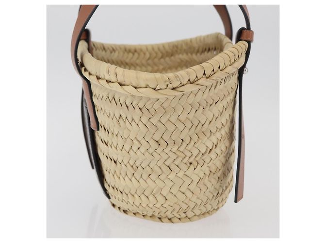 LOEWE - Cesto Ghibli Il Mio Vicino Totoro Soot Sprites Borsa Raffia Auth 158614M Beige - vista 3